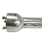 Polished Stainless Steel Steering Column with 3 Bolt Adapter for Universal (—)