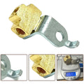 Brake Line Tee for 3/16in Tube with Mounting Bracket, Inverted Flare 3/8-24