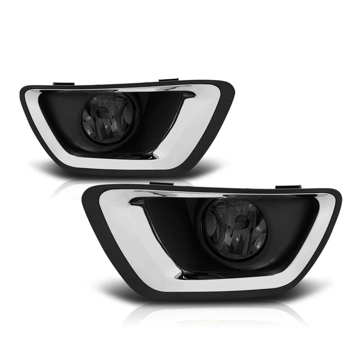 Fog Lights Set for Chevy Colorado (2015–2019) - Smoked Lens, Switch, Bezel