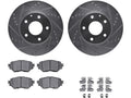 Front Brake Pad and Rotor Kit for Mazda 3 (2017–2018) VM221BZ
