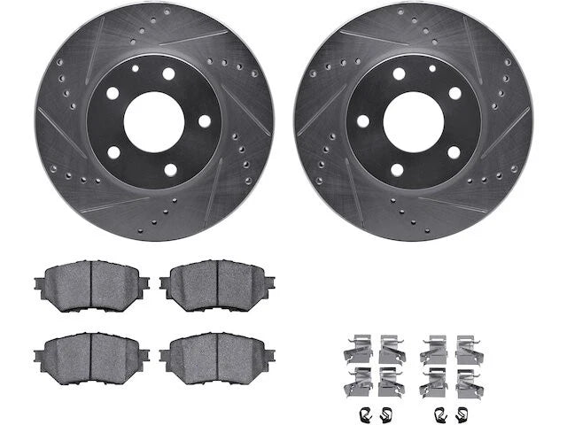 Front Brake Pad and Rotor Kit for Mazda 3 (2017–2018) VM221BZ