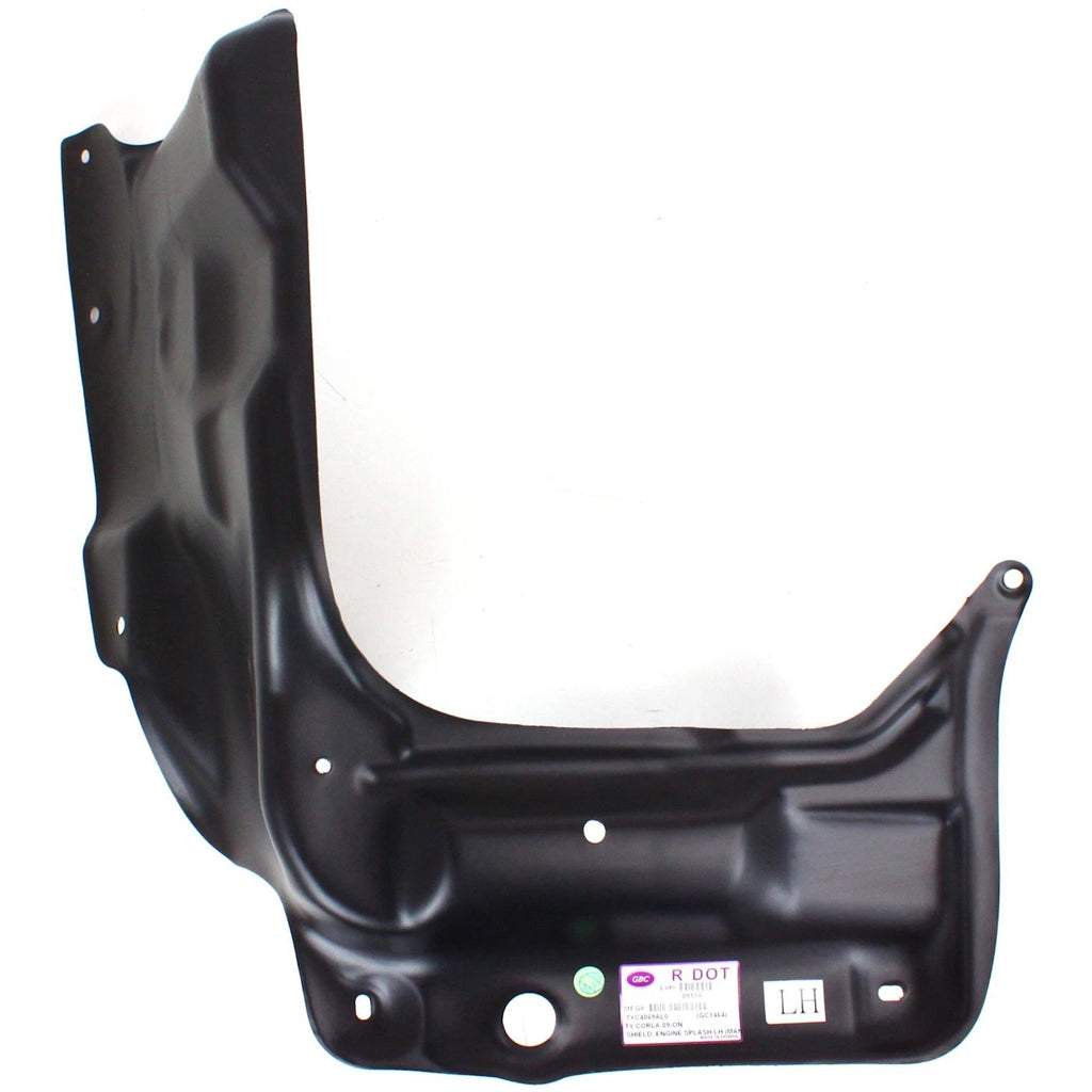 Set of 2 Engine Splash Shields for Toyota Corolla (2009–2013)