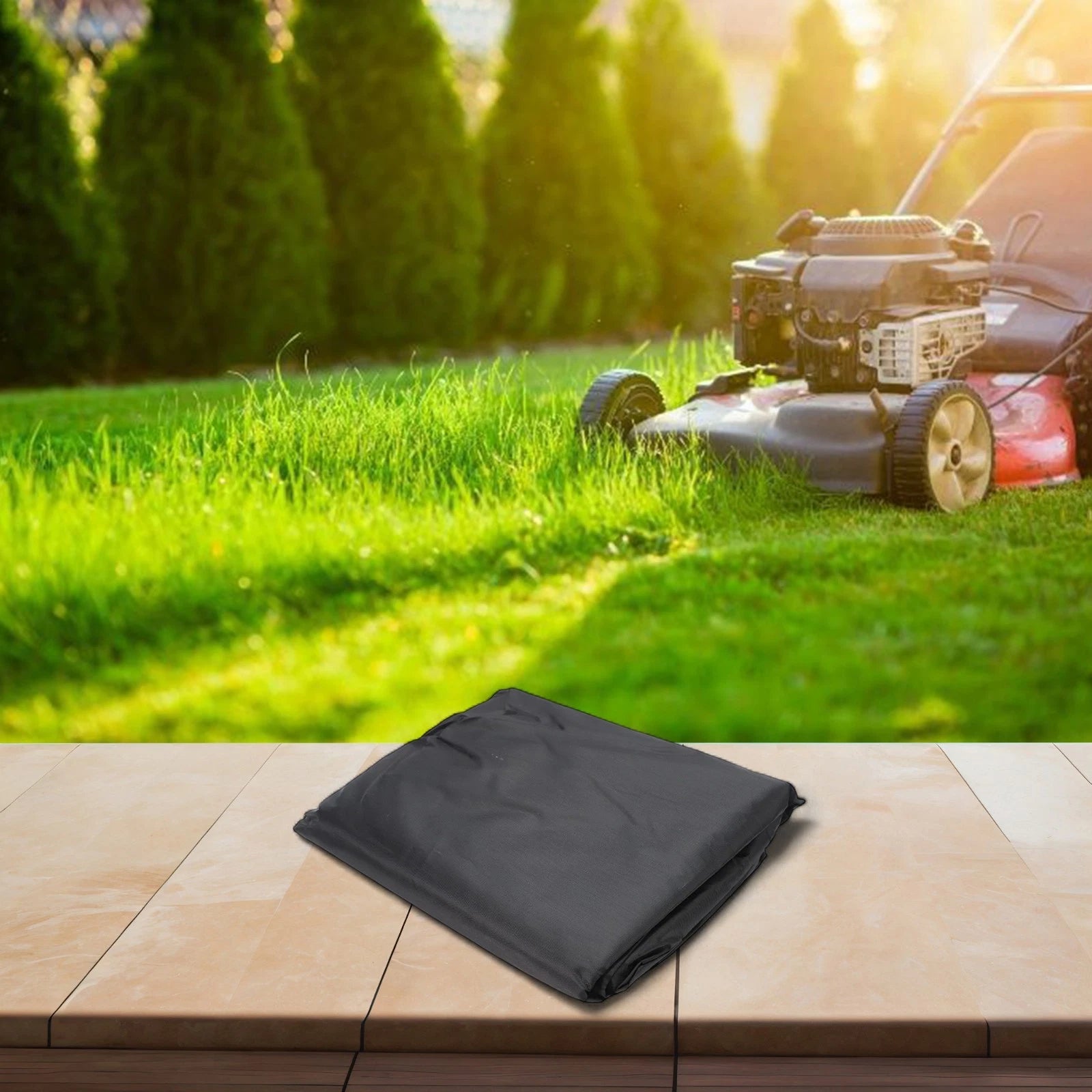 Heavy Duty Protective Cover for Push Mowers (210D Oxford Fabric)