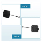 Rear Bumper Tow Hook Cover A2218850323 for Mercedes-Benz W221 (2007–2009) Gloss Black