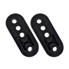 4Pc Black Exhaust Hanger Insulator Rubber for Exhaust Tailpipe Mount (1970–1979)