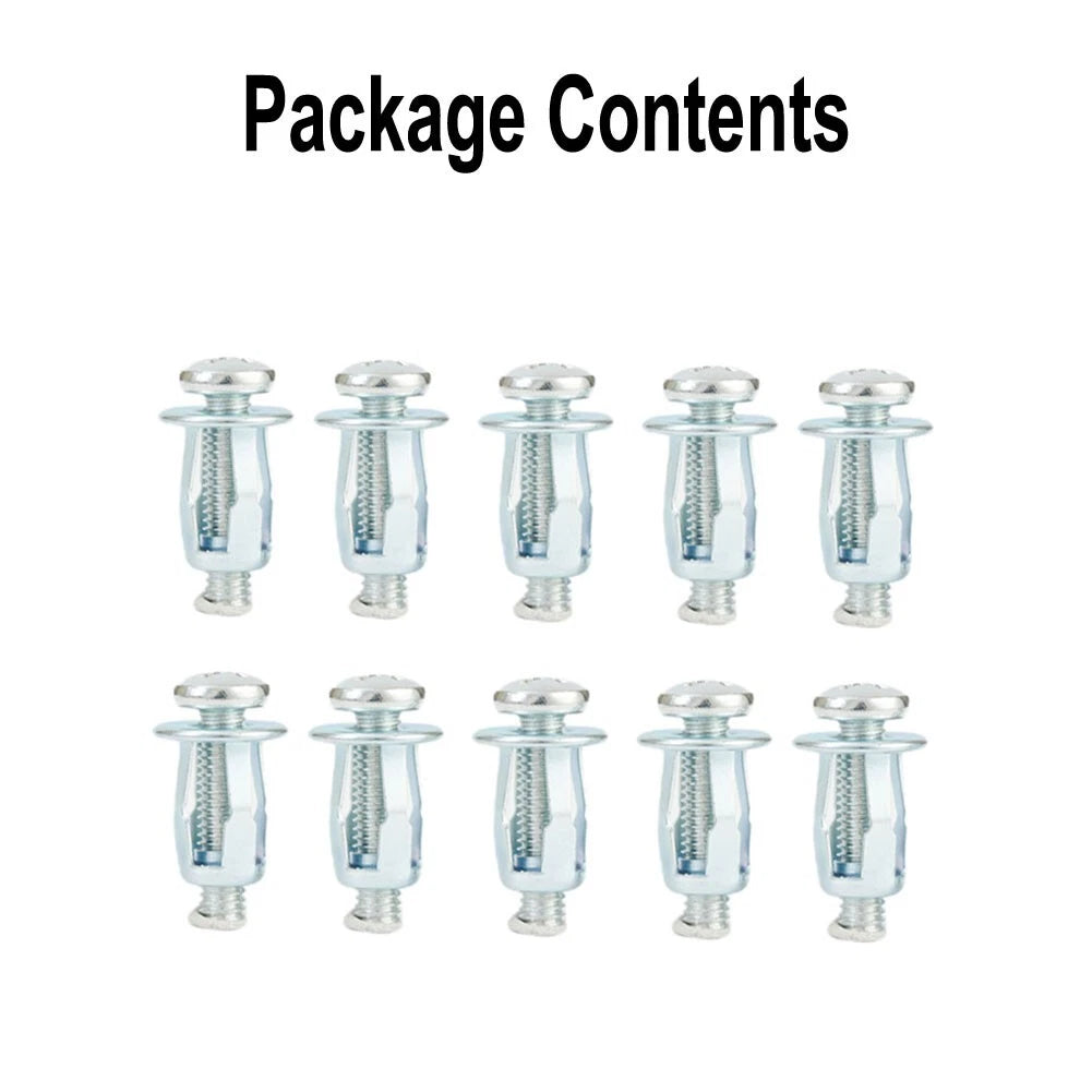 10X Metal Petal Bolt Hollow Wall Nut for Carriage Nut