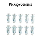 10X Metal Petal Bolt Hollow Wall Nut for Carriage Nut