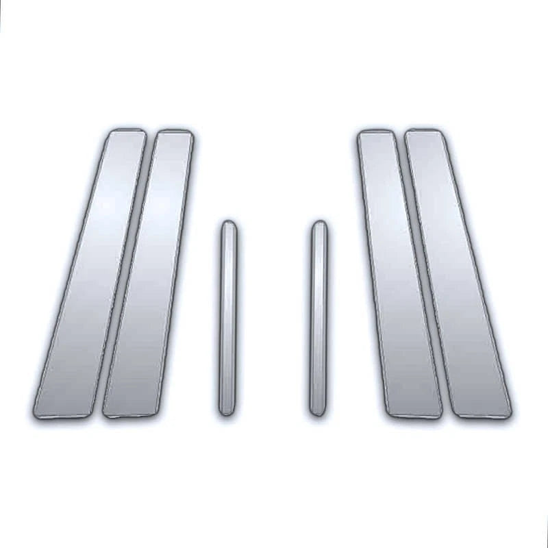 6Pc Chrome Pillar Post Covers for Lincoln MKZ (2007–2012)
