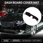 Dashboard Cover Mat for Honda Accord CY2 Sun Protector Pad Black Red