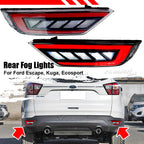 Set of 2 Rear Bumper Fog Light Reversing Lights for Ford Escape Kuga (2013–2019)