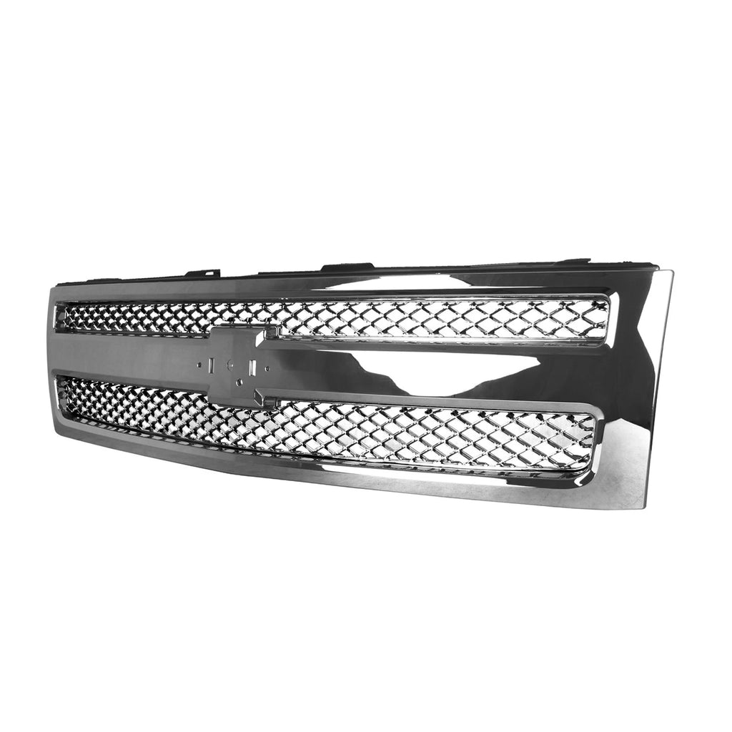 Replacement Chrome Plastic Front Grille for See compatibility Chart (N/A–N/A)