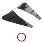 Black Carbon Fiber Fender Vent Trim for Lexus RCF (2015–2018)