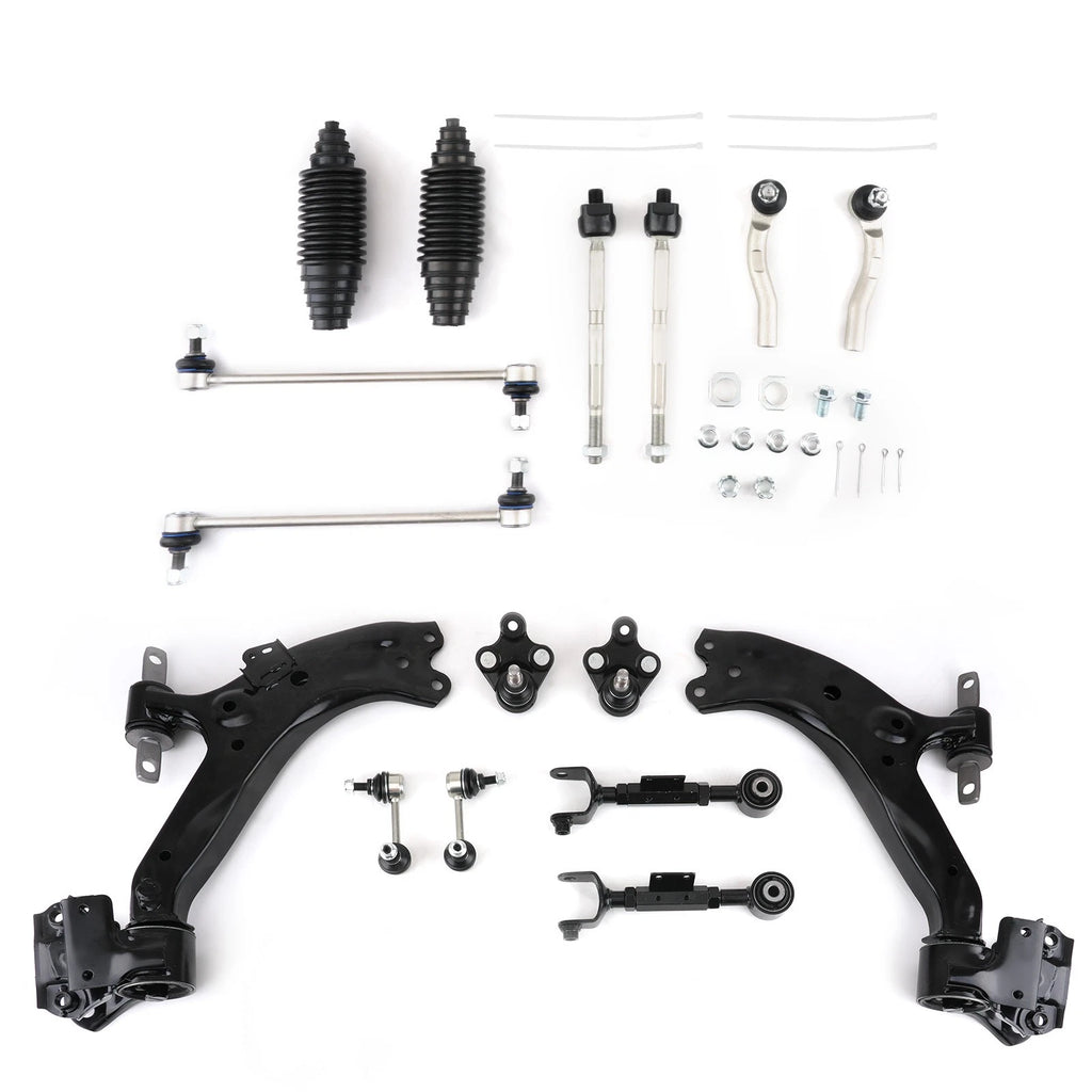 14-Piece Control Arms Tie Rods Sway Bar Link Kit for Honda CR-V (2012–2014)