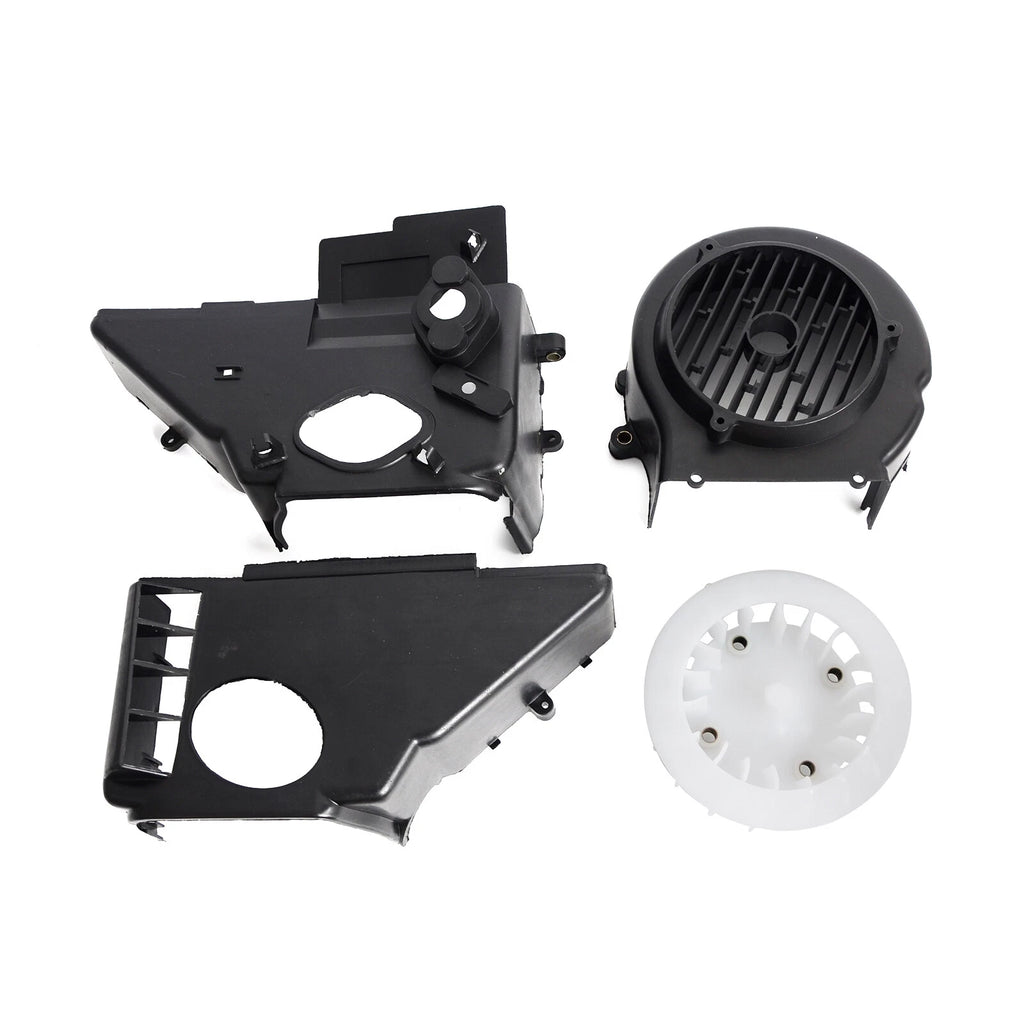 Air Shroud Cooling Assembly with Fan for GY6 150cc Go Kart, ATV, Scooter (2000–2023)