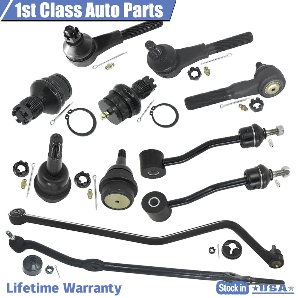 11pc Tie Rod End Ball Joints Kit for Jeep TJ Wrangler (1997-2006)