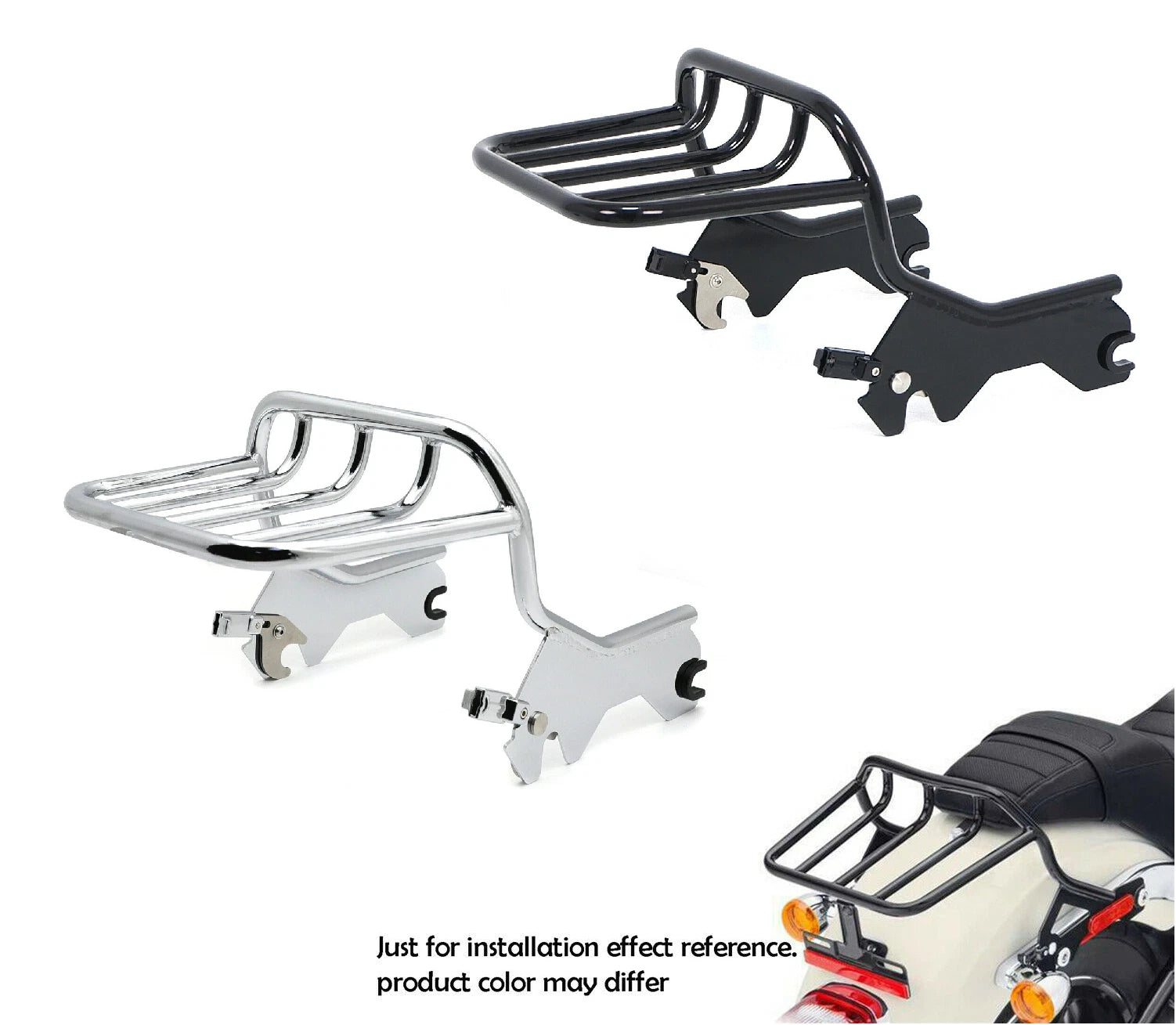 2-Up Luggage Rack for Harley-Davidson FLDE FLHC FLHCS FLSL FXBB (2018–2023)