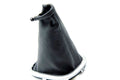 Leather Shift Boot Cover for Nissan Versa (2007–2012) Black