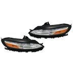 Headlight Set for Jeep Cherokee (2014–2018) with DRL and Ballast