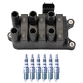 Denso Ignition Coil & 6 NGK Iridium Spark Plugs Kit for B3000 Ranger Sable (1994–2000)