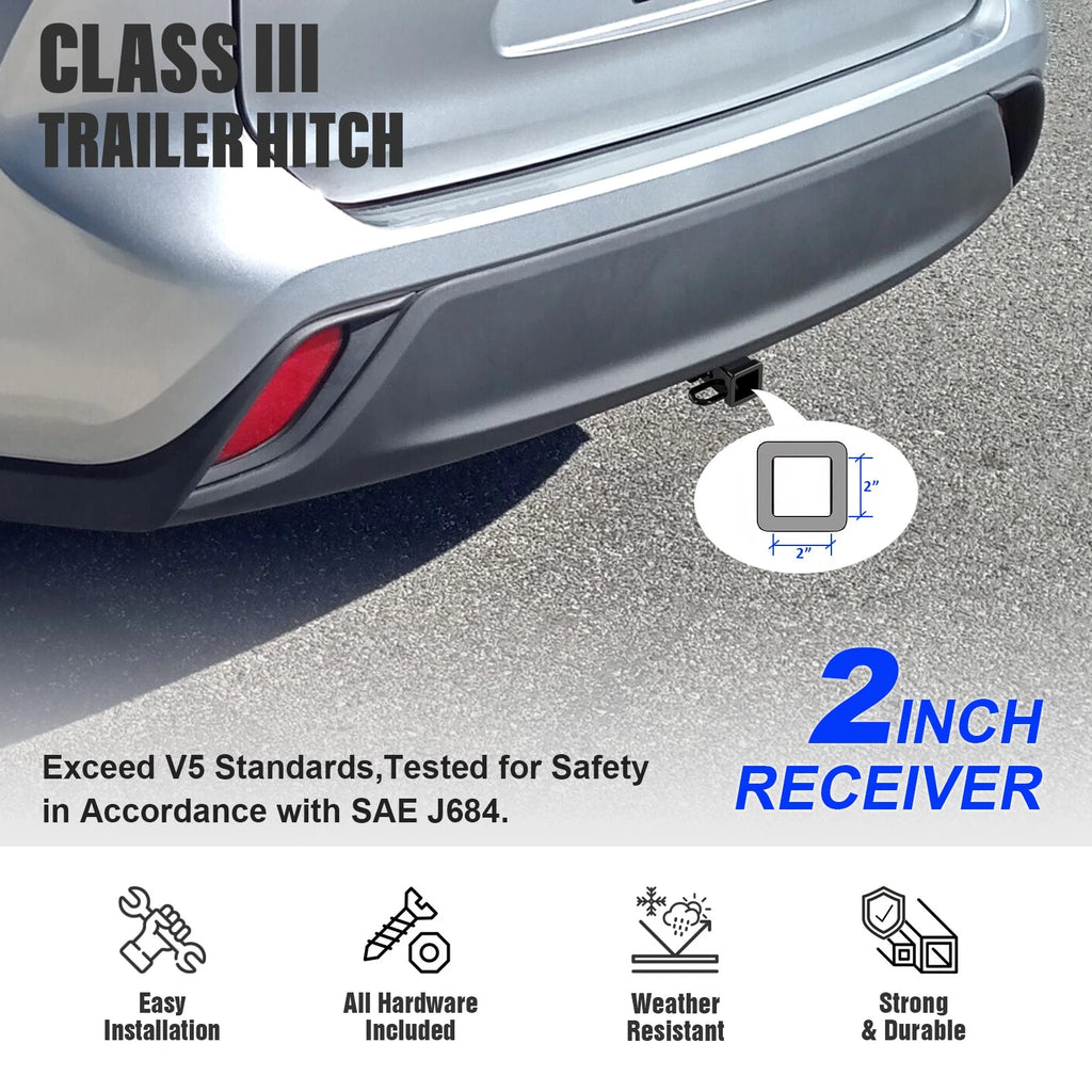 2 Inch Trailer Towing Hitch for Toyota Highlander (2020-2026)