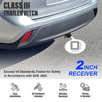 2 Inch Trailer Towing Hitch for Toyota Highlander (2020-2026)