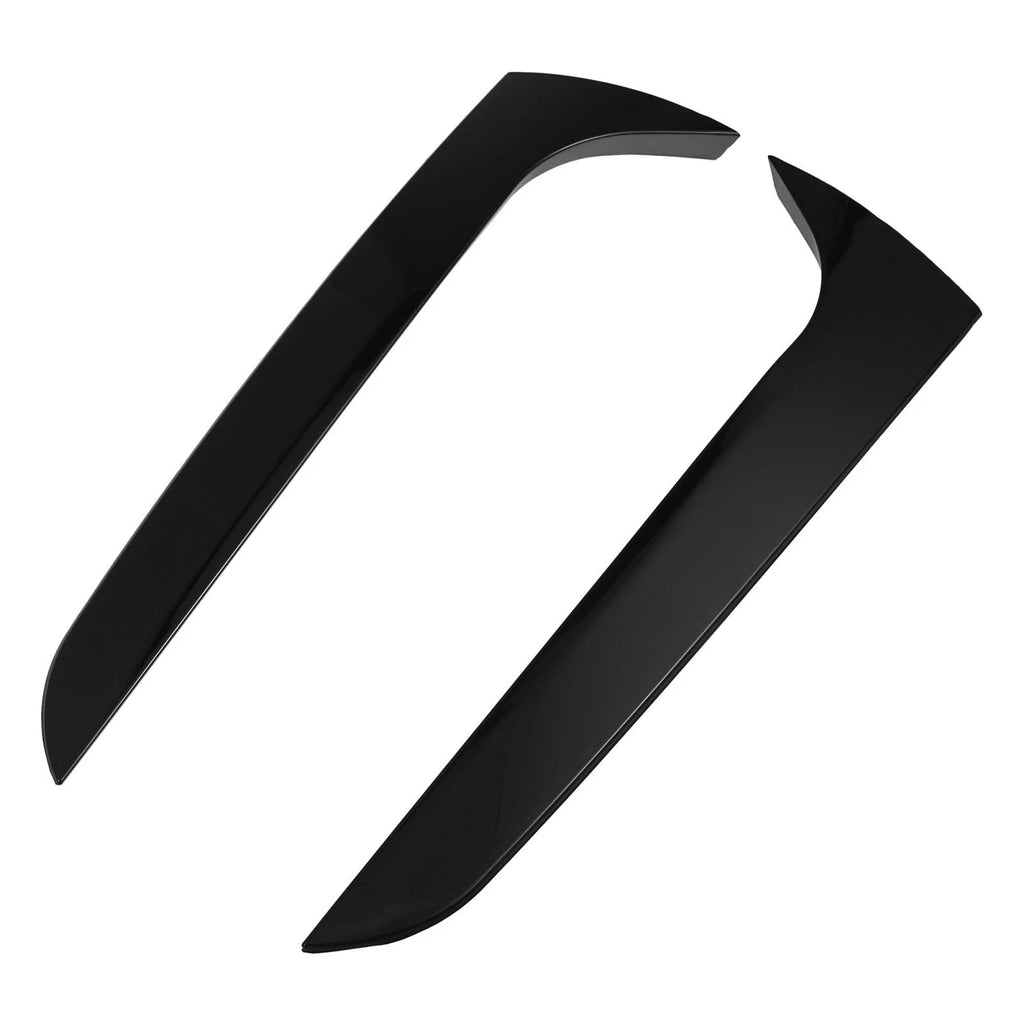 2X Black Rear Window Side Spoiler Wing Trim for Audi A4 B8 Avant (2009–2016)