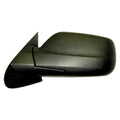 Replacement Black Textured Driver Side Power Door Mirror w/Heat w/o Memory