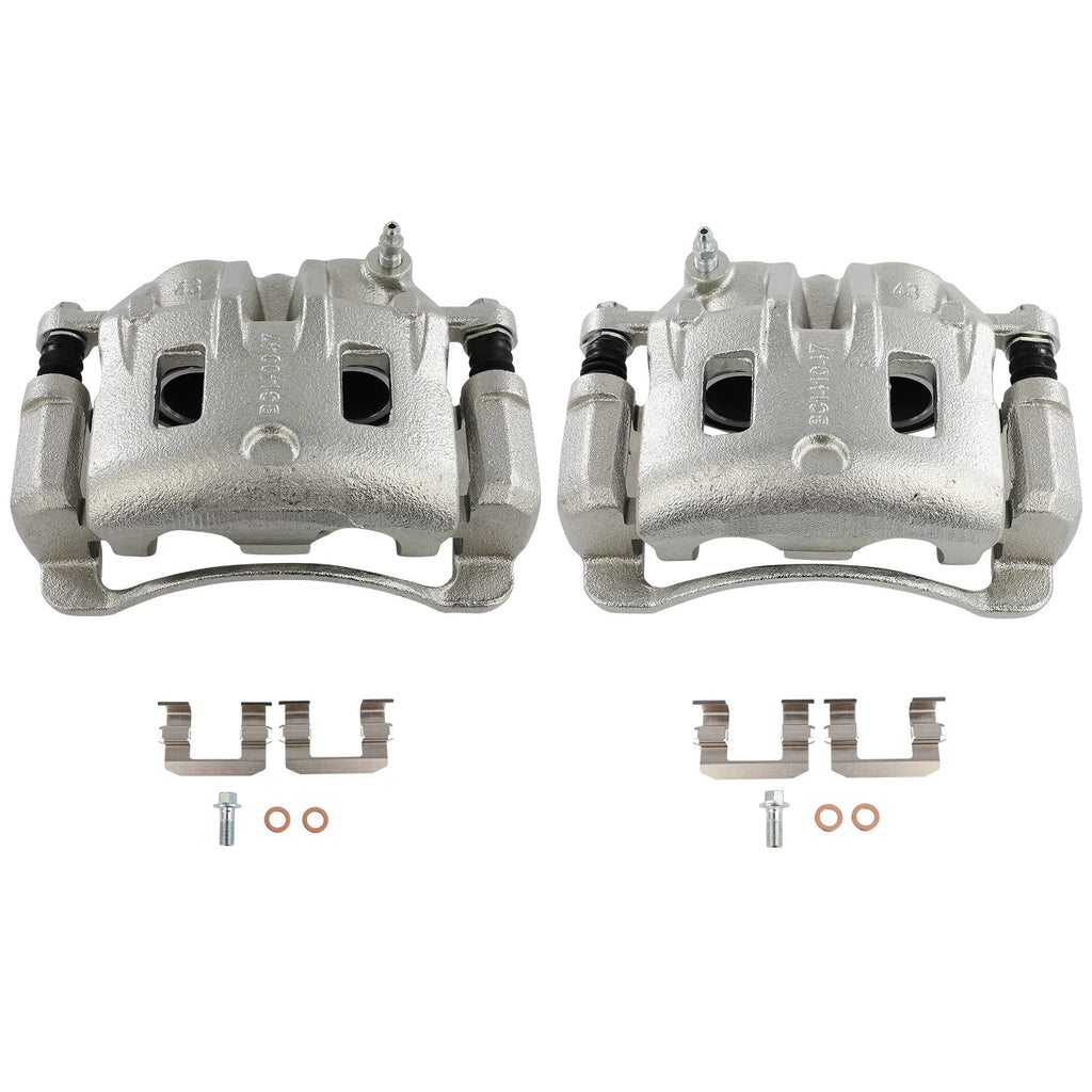 Set of 2 Front Brake Calipers for Hyundai Santa Fe, XG300