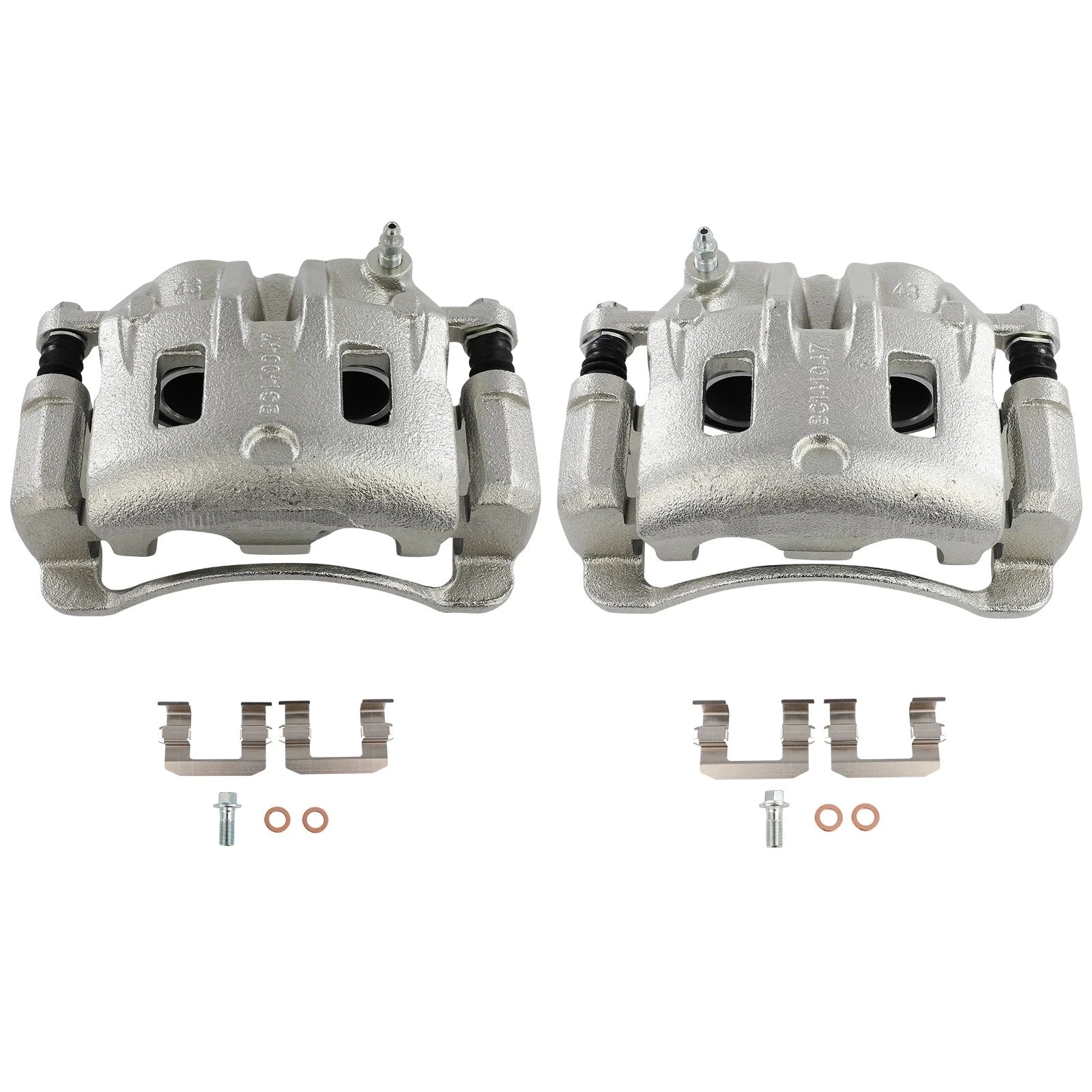 Set of 2 Front Brake Calipers for Hyundai Santa Fe, XG300