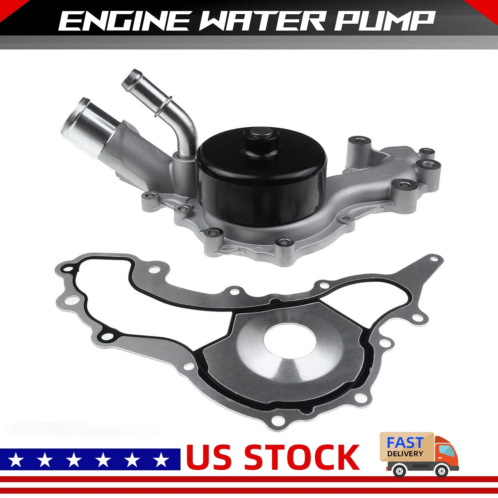 Water Pump for Chrysler 200 300 Dodge Challenger Ram 1500 VW Routan V6 3.6L