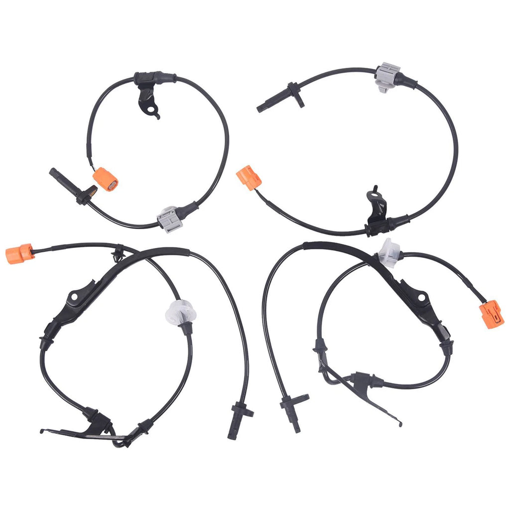 Set of 4 ABS Speed Sensors for Acura TSX (2004–2008) Honda Accord (2003–2007)