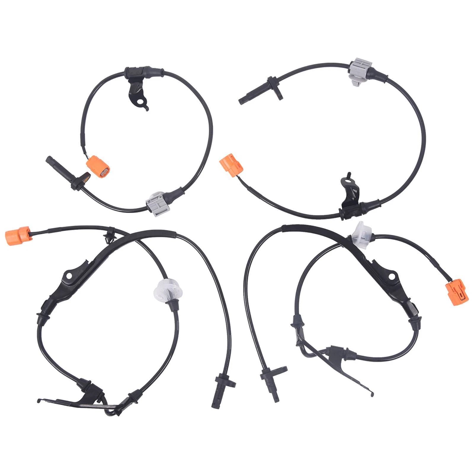 Set of 4 ABS Speed Sensors for Acura TSX (2004–2008) Honda Accord (2003–2007)