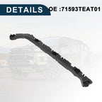 Right Rear Bumper Retainer Bracket No. 71593TEAT01 for Honda Civic Sedan (2016–2021)