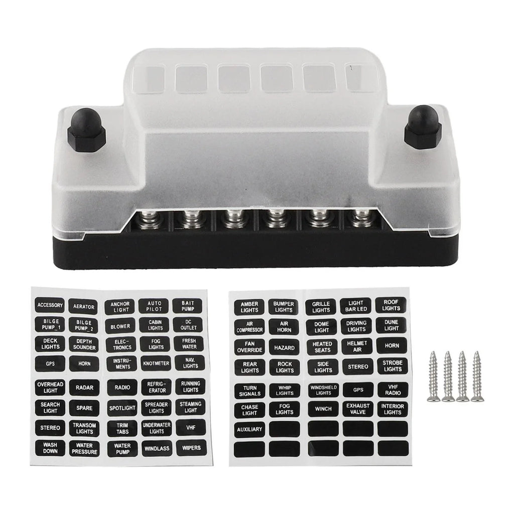 Flame retardant fuse holder for cars and boats