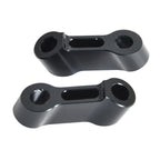 10mm CNC Motorcycle Mirror Mount Risers Extenders Adapters Universal Black