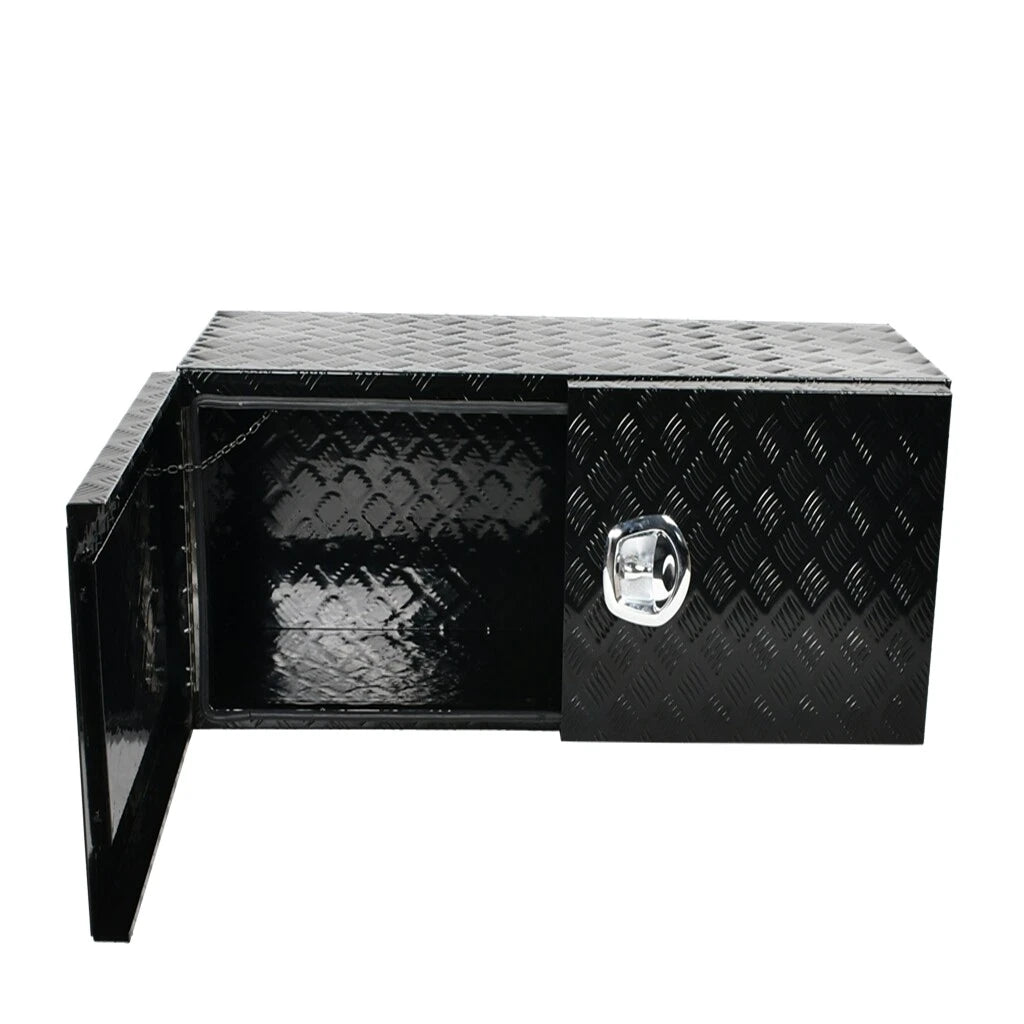 60" x 18" Black Aluminum Tool Box for Pickup Truck (Fits )