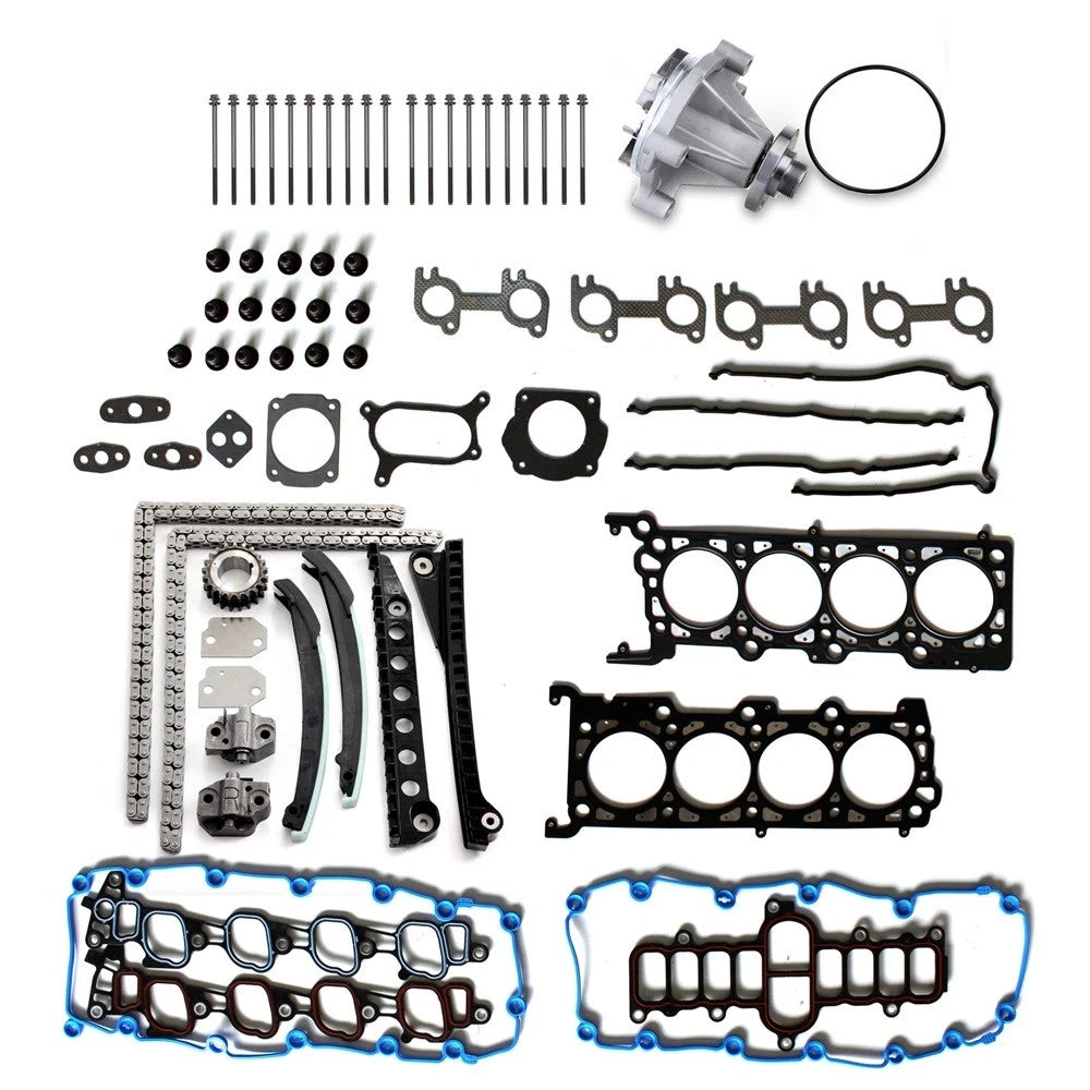 Water Pump Timing Chain Kit Head Gasket Set for Ford F-250 (1999)