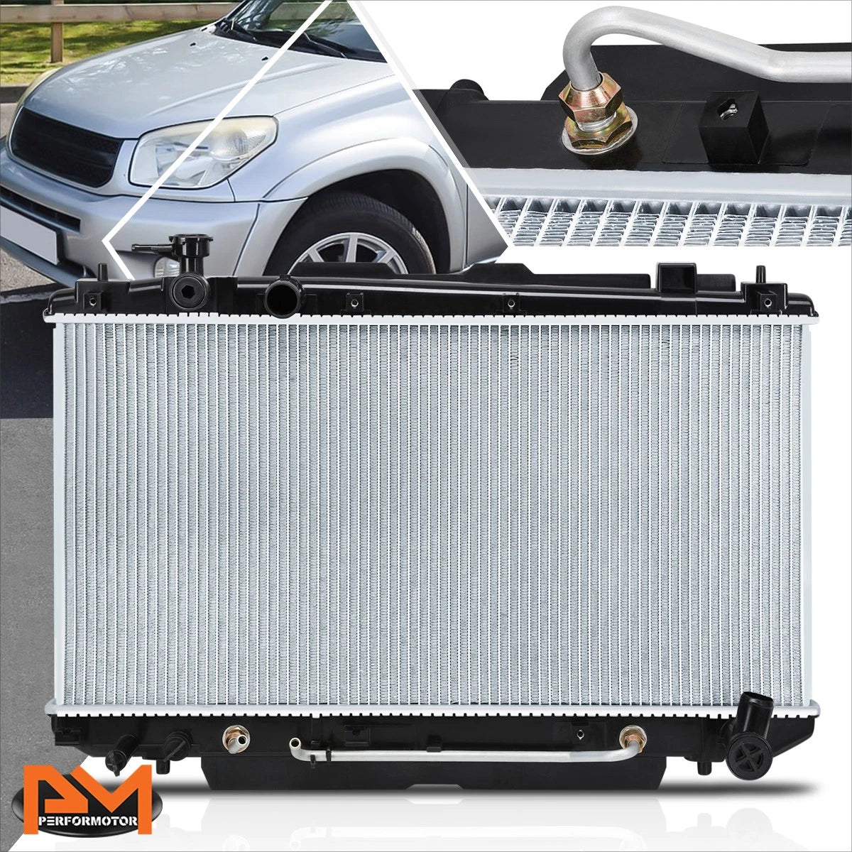 Aluminum Core Cooling Radiator for Toyota RAV4 (2001–2005) DPI-2403