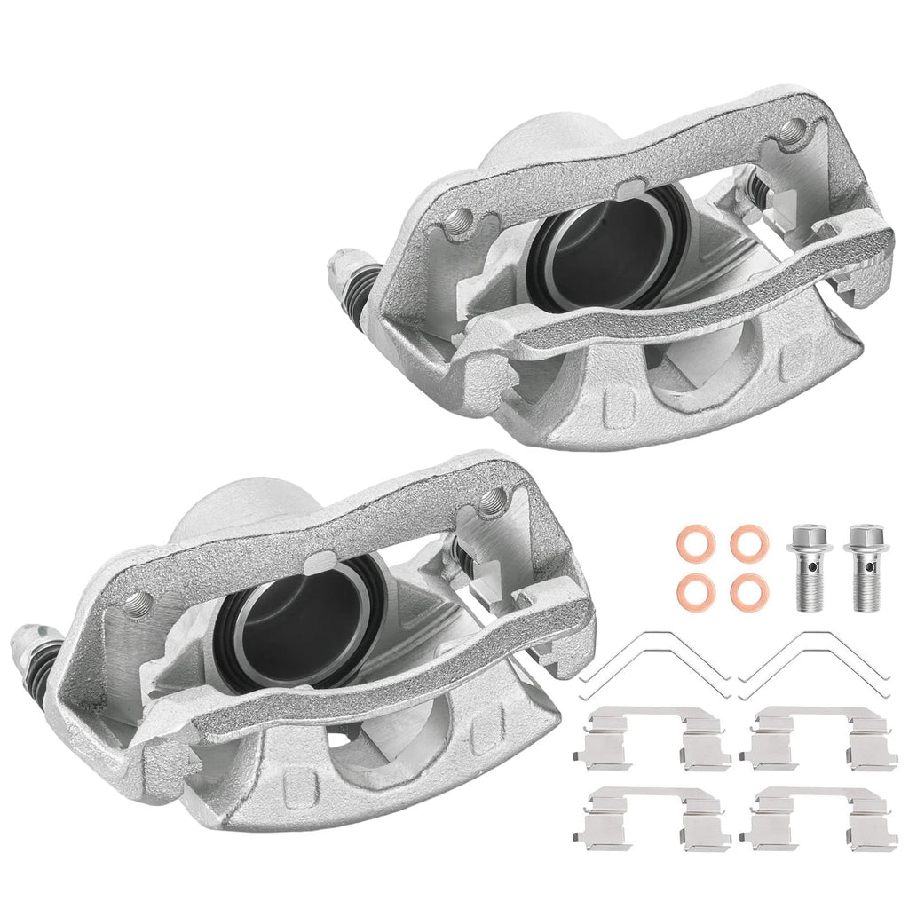 Front Disc Brake Calipers with Bracket for Honda CR-V (2002–2004) 2.4L