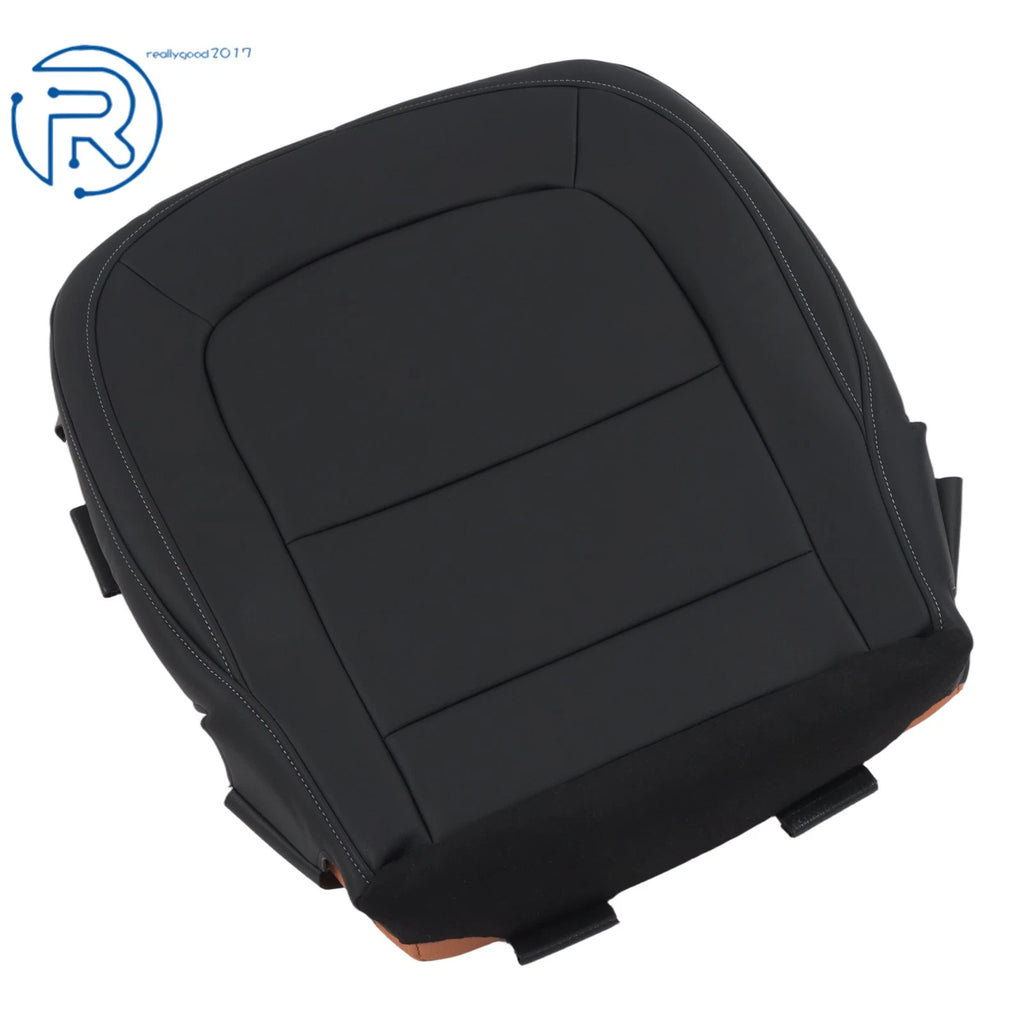 Black Leather Seat Cover for Chevy Colorado Canyon (2015–2022)