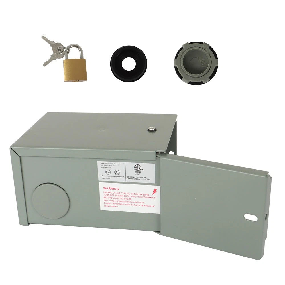 30 Amp Power Outlet Panel for NEMA L5-30R (125/250)