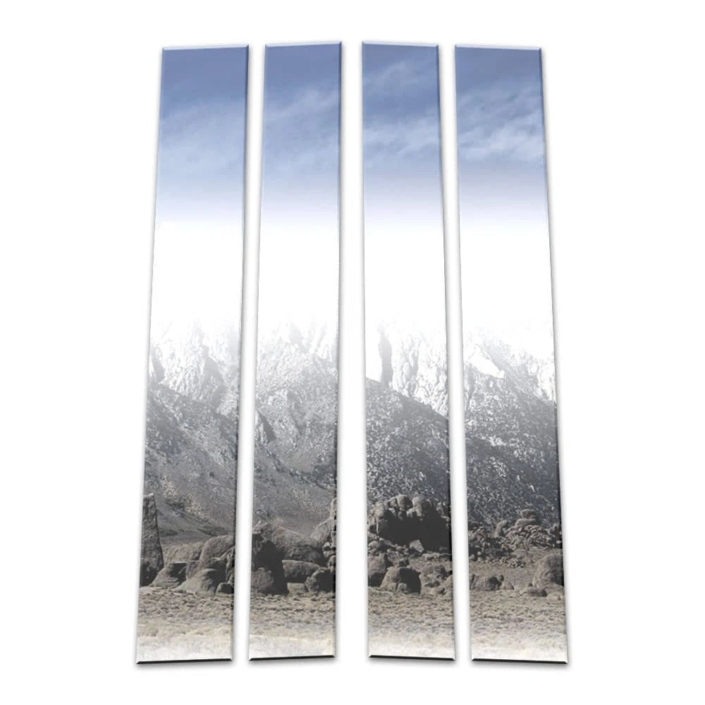 4Pc Chrome Pillar Post Covers Replacement for Volkswagen Routan (2009–2014)