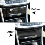 Carbon Fiber Interior Central Storage Box Cover Trim for Honda Accord (2013–2017)