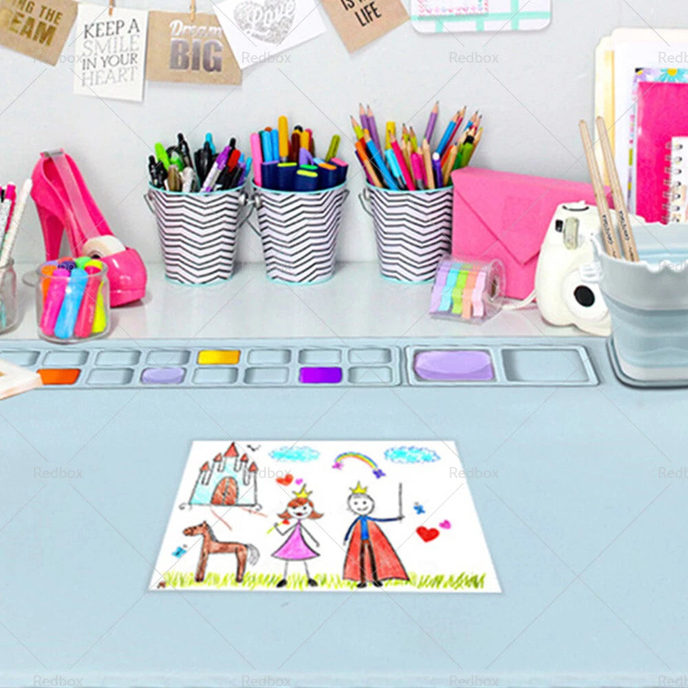 Silicone Art Mat for Crafts and Painting (Non-Stick, 2X)