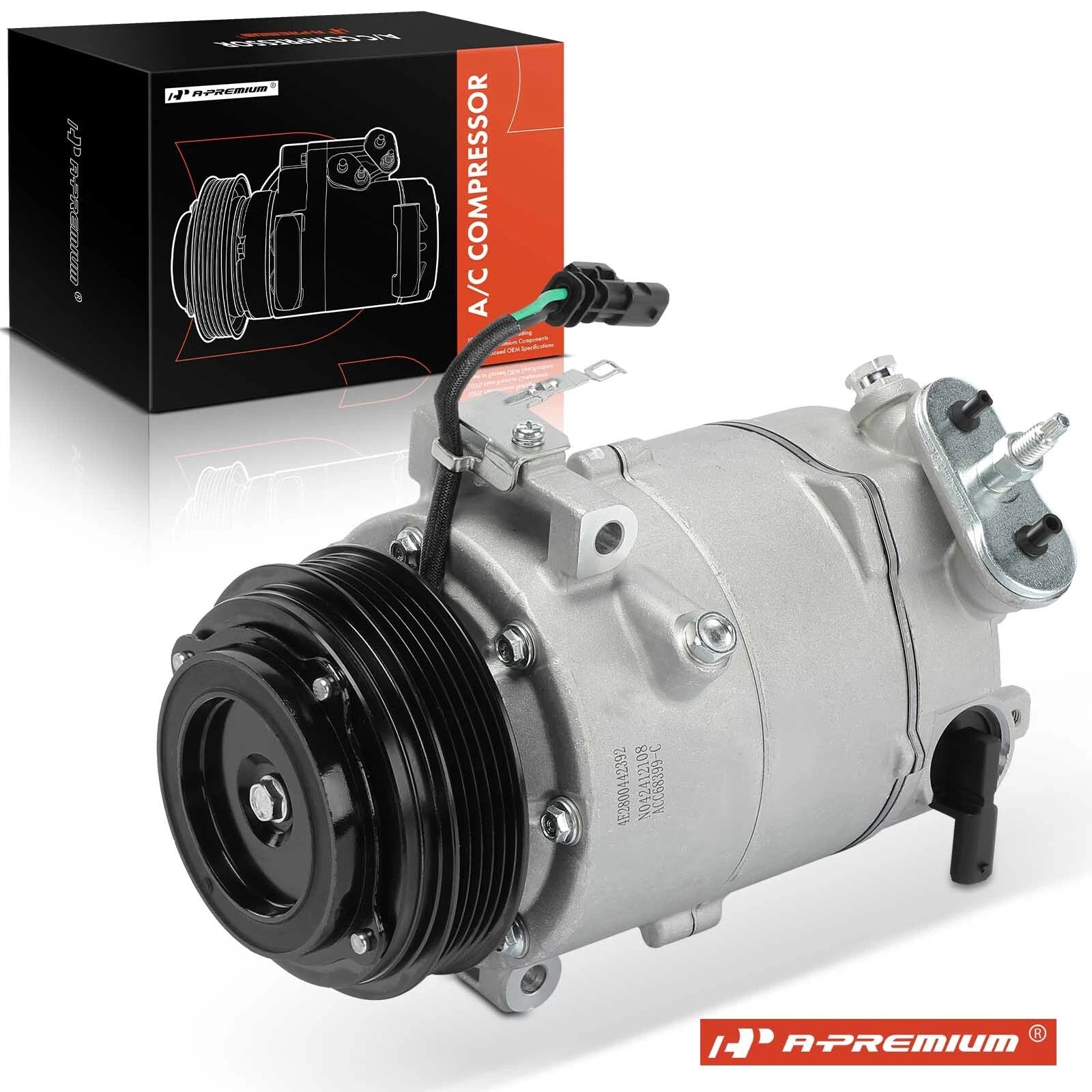 A/C Compressor with Clutch for Chevrolet Malibu (2017–2022) GMC Acadia