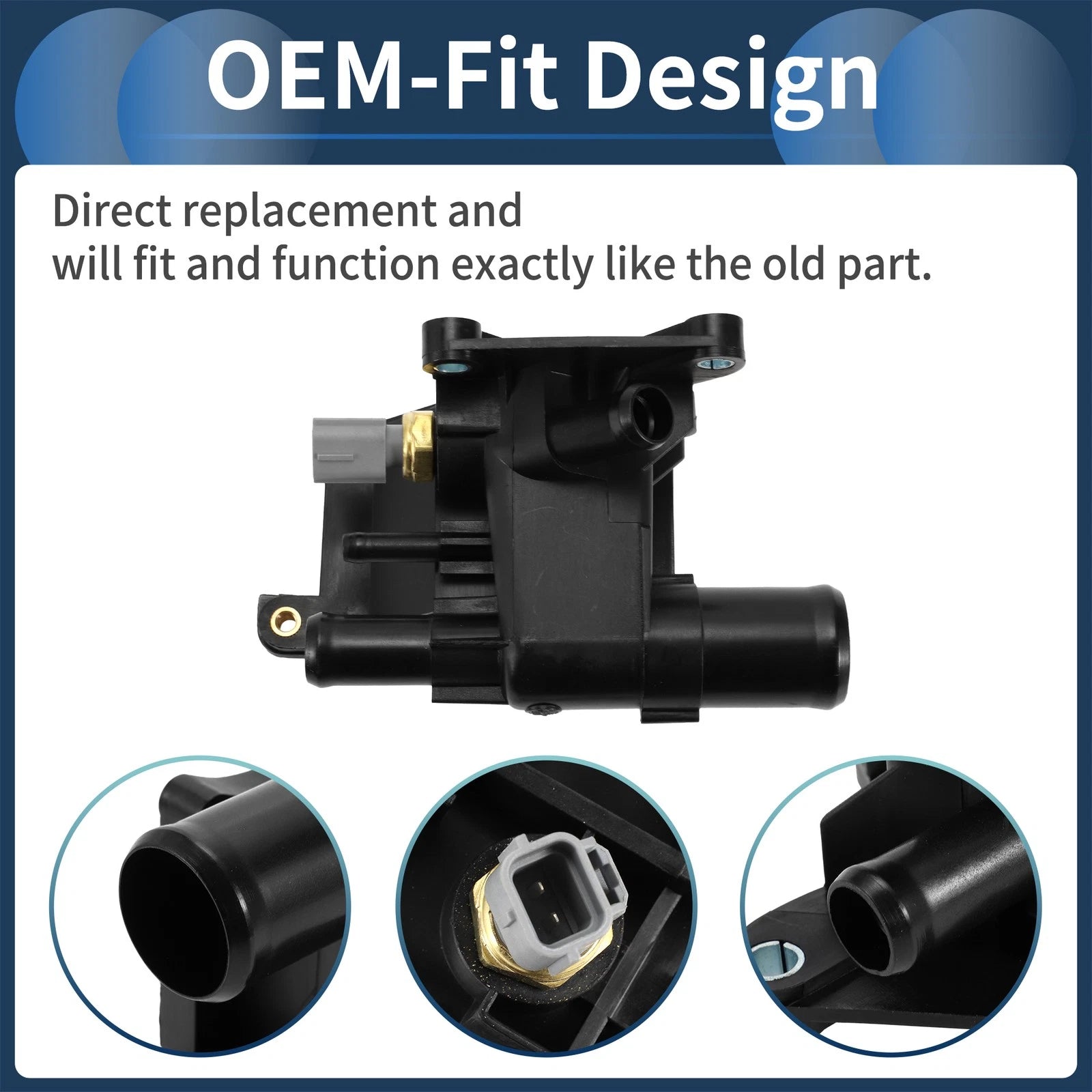 Engine Coolant Thermostat Housing Assembly for Mazda 6 i 2.5L (2009–2013)