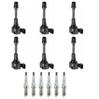6X Ignition Coil + 6X Spark Plug for Nissan Altima 350Z G35 FX35 (2003–2007) UF349
