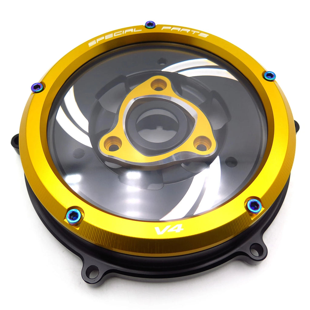 Clutch Cover & Spring Retainer Ring & Pressure Plate for Ducati V4/V4S/Speciale (2018–2023)