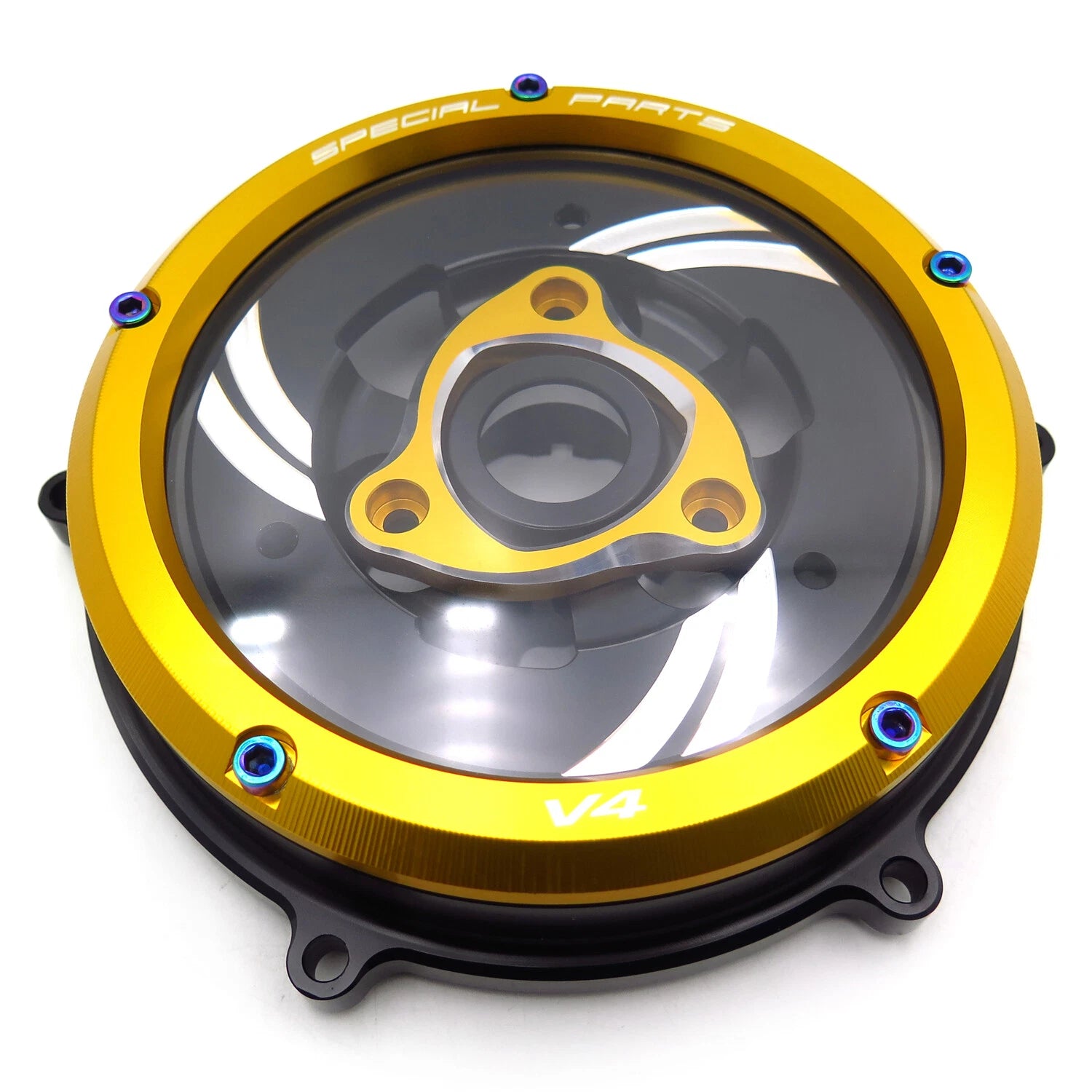 Clutch Cover & Spring Retainer Ring & Pressure Plate for Ducati V4/V4S/Speciale (2018–2023)