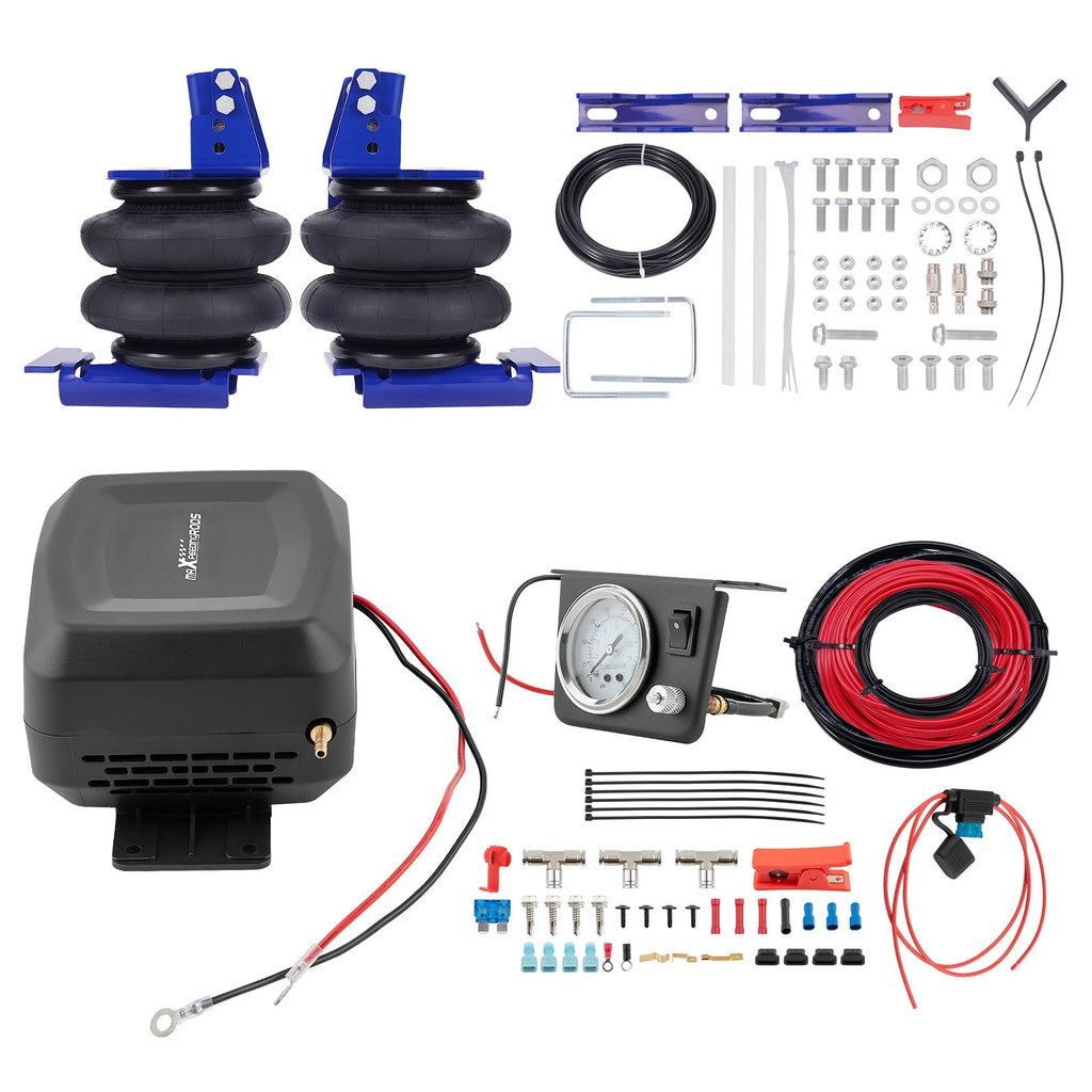 Air Suspension Springs + Compressor Kit for Dodge Ram 3500 (2003–2009)